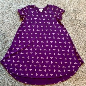 LuLaRoe girls high low dress size 10